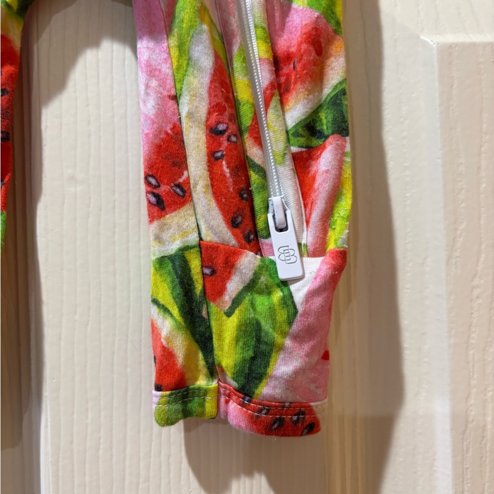 Little Bum Bums Watermelon Print One Piece - Picture 2 of 5
